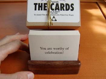  Holder and 52 distinct cards. CLICK to see samples.